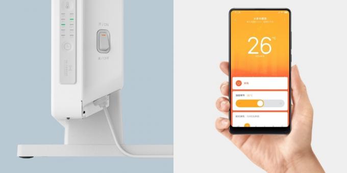 Xiaomi uudet kohteet: lämmitin Wi-Fi ja automaattinen lämpötilan ylläpito