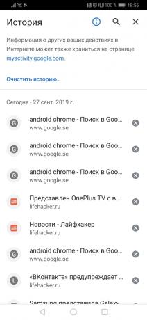 Chrome Androidille