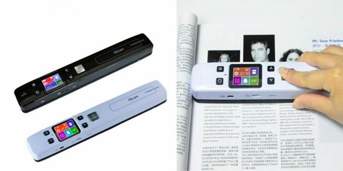 epätavalliset gadgetit: kannettava iScan-skanneri
