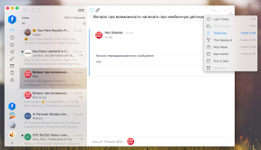 Kanarian Mail - lupaava uusi email-client Mac iso kunnianhimoa