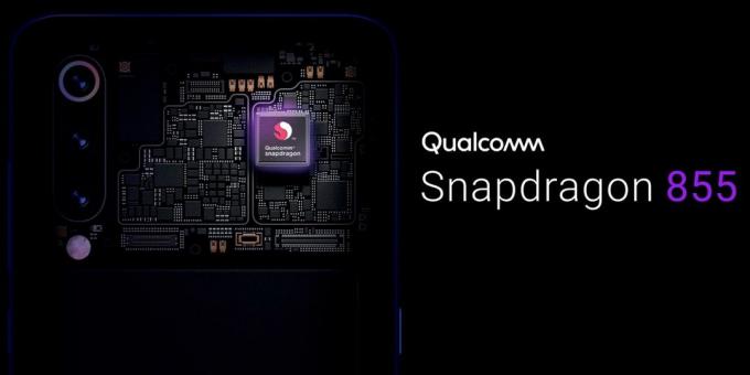 Piirteet Xiaomi Mi 9: Qualcomm Snapdragon 855 -prosessori