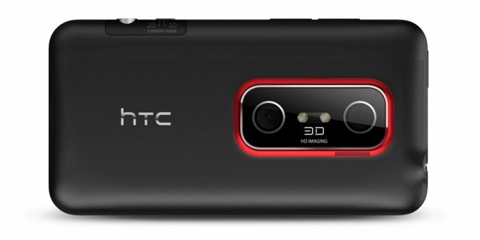 Kaksoiskamerat HTC Evo 3D: llä