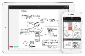 Carbo iOS kääntänyt luonnoksia ja käsinkirjoitettuja muistiinpanoja digitaaliseen muotoon