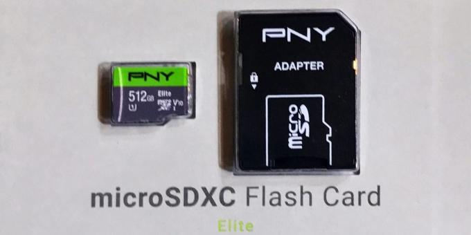MicroSD PNY 512 Gt