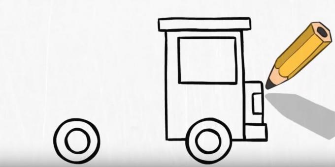 Paloauton piirtäminen: Suunnittele etuosa 