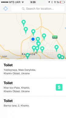 Vesivessassa Finder iOS löydät kaikki yleisiä käymälöitä lähellä