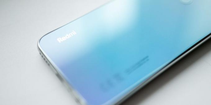 Redmi Note 8T: suunnittelu