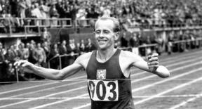 Opetusmenetelmiä Emil Zátopek - tähti yleisurheilu Kylmä sota