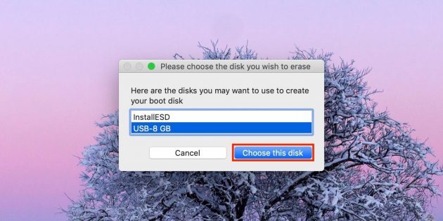 Miten tehdä bootable USB-muistitikun MacOS