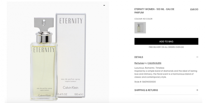 Mainbox: PERFUMES Calvin Klein Eternity
