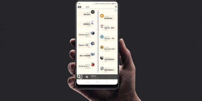 Xiaomi sarake: radiokanavaluettelo