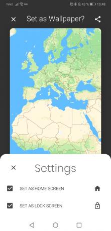 Kartogrammin - tapetti Android-pohjainen Google Maps: asennustapoja