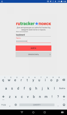 «RuTracker. Haku "- epävirallinen asiakas saatavuuden RuTracker Android-laitteisiin