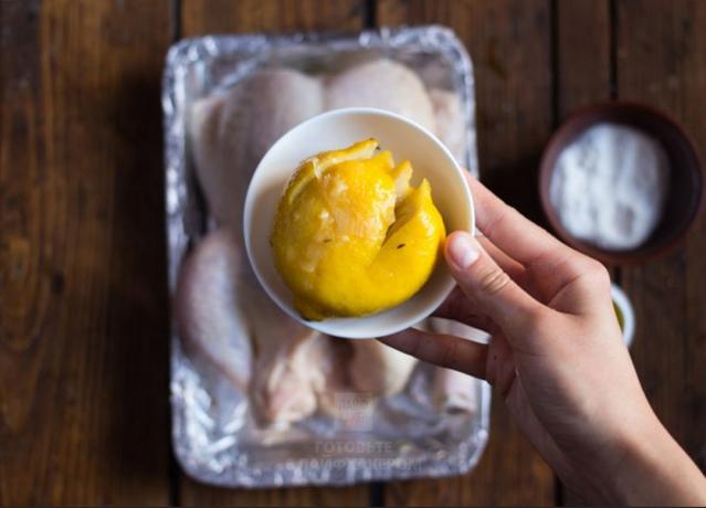 Miten kokki kana: sitruunan maku