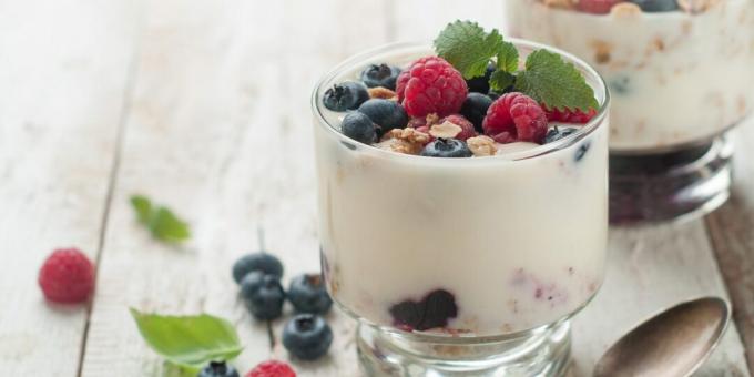 Mitkä elintarvikkeet sisältävät jodia: jogurtti