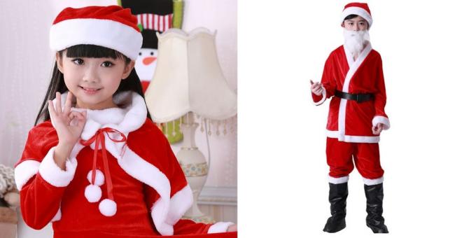 Uusi vuosi puvut lapsille: Joulupukin avustajat