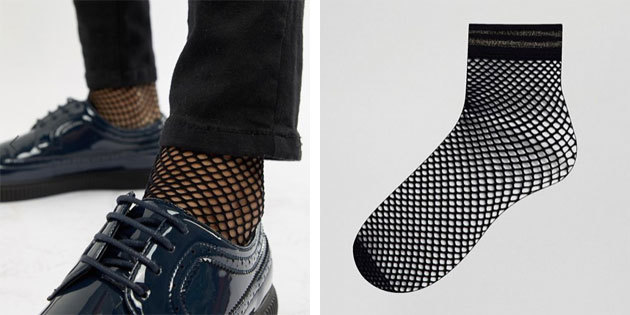 Kaunis sukat: miesten sukat mesh