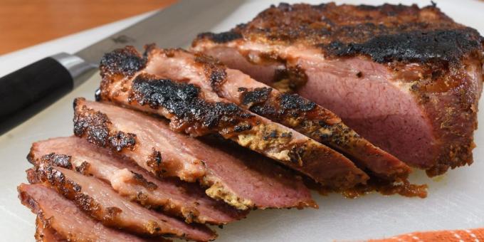 Miten kokki naudanlihaa uunissa: naudanliha sinappi folioon
