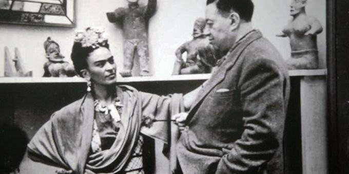 Frida Kahlo ja hänen miehensä Diego Rivera