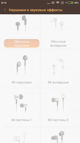 Xiaomi redmi 3s: työ kuulokkeilla