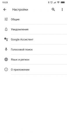Asettaa puhelimen Android-käyttöjärjestelmä: käännä Ok Google joukkue Google Assistant