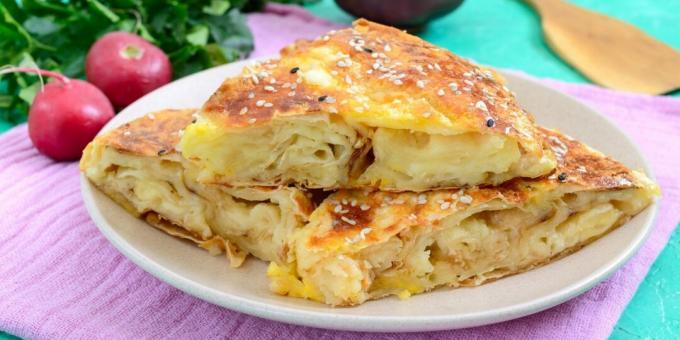 Burek lavash-juustolla