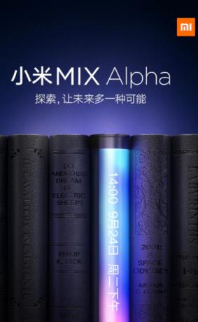 teaser kehyksetön Mi Mix Alpha