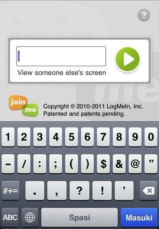 Join.me palvelu mobiililaitteissa