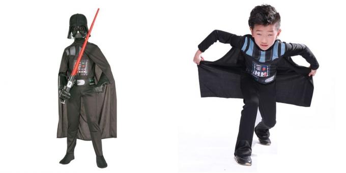 Uusi vuosi puvut lapsille: Darth Vader