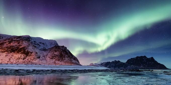 Hämmästyttävän kaunis paikka: kylmä naapurustossa Norjan Tromssaan