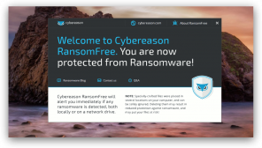 RansomFree - uusi ilmainen apuohjelma Windows virustorjunta-kiristys