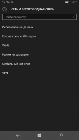 Lumia 950 XL: Verkon asetukset