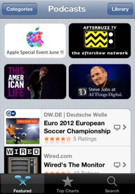 Podcastit - uusi erillisenä sovelluksena Applen podcasteista