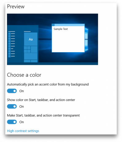 Windows 10 rakentaa 10525 väriä