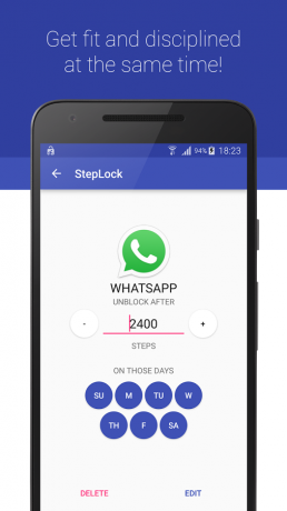 StepLock: normi vaiheet avata WatsApp