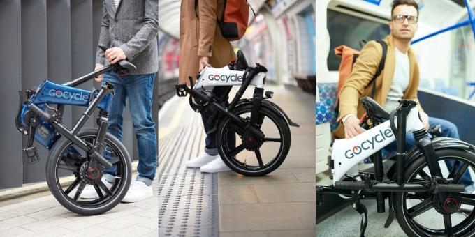 Folding sähköinen pyörä Gocycle GX: kompakti, kuten matkalaukku