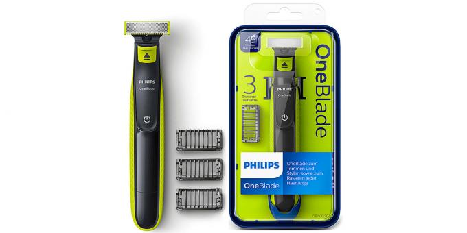 Päivän hinta: Philips OneBlade trimmeri 1592 ruplaa