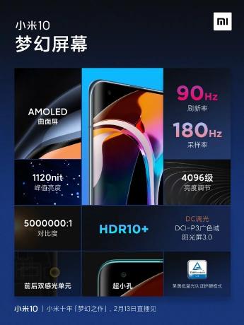 ominaisuudet Xiaomi Mi 10