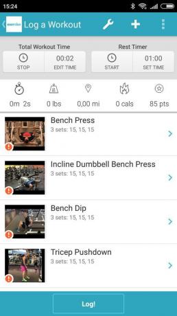 Exercise.com: sovellus