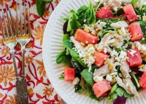 Reseptit: 5 nopea ja terveellinen salaatti vesimeloni