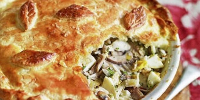 Kurnik Resepti: Yksinkertainen kurnikin vapaa pannukakkuja Jamie Oliver