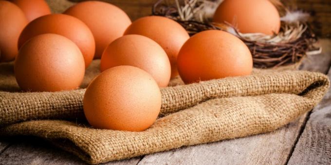 Kuinka vähentää stressiä ravitsemuksella: munat