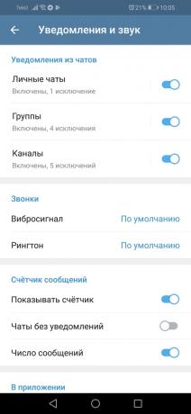 Muutokset sähke 5.0 Android: sähke-chatit
