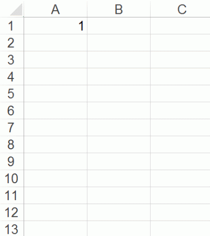 Automaattinen täydennys numerot Excelissä
