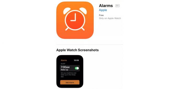 Brand App kappaleen nukkua Apple Watch