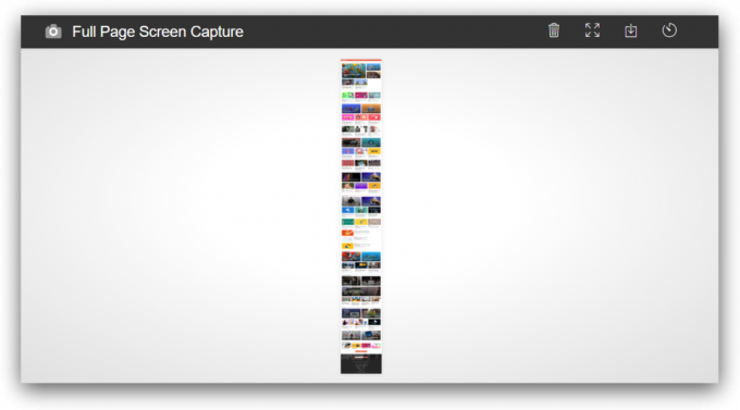 Täysi Sivu Screen Capture: Valmis kuvakaappaus