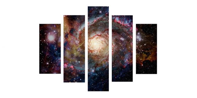 Modulaarinen kuva "Galaksien loisto"