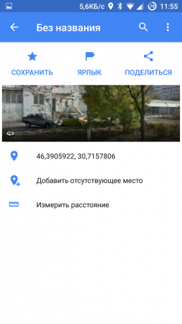 Google Maps: lisää uusi piste