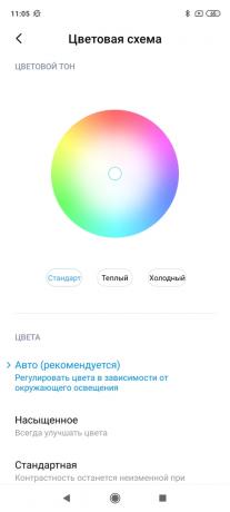 Redmi Note 9 Pro: väriasetukset