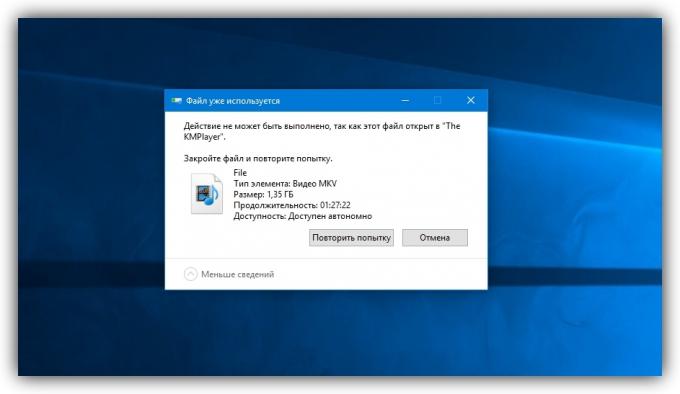 Miten poistaa tiedoston Windows: Tietokone ilmoittaa, että tiedosto avataan toisessa ohjelmassa